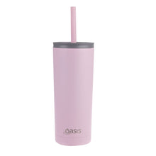 Load image into Gallery viewer, Oasis 600ml Super Sipper Insulated Tumbler w/ Silicone Straw - Choice of 9 Colours