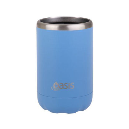 Oasis Stainless Steel Insulated 375ml Can Cooler - Assorted Colours