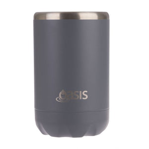 Oasis Stainless Steel Insulated 375ml Can Cooler - Choice of 6 Colours