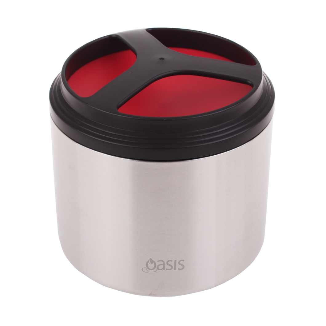 Oasis 1 Litre Stainless Steel Vacuum Insulated Food Container