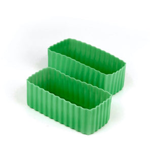 Little Lunchbox Co. Bento Box Rectangle Silicone Cups - Assorted Colours
