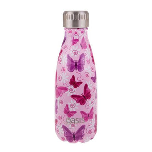 Oasis 350ml Stainless Steel Insulated Drink Bottle - Assorted Discontinued Colours/Patterns