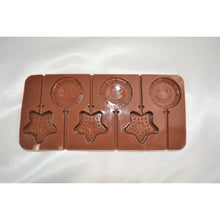 Load image into Gallery viewer, Star and Sun Lollipop Silicone Tray