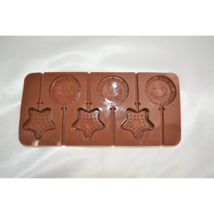 Star and Sun Lollipop Silicone Tray