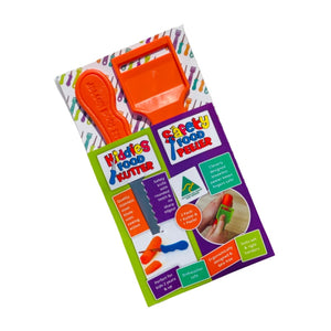 Kiddies Food Kutter Knife & Safety Food Peeler - TWIN PACK