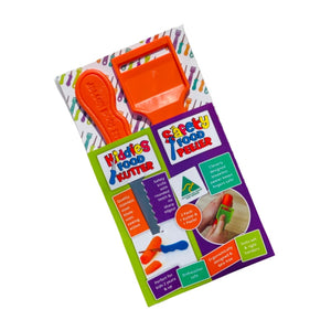 Kiddies Food Kutter Knife & Safety Food Peeler - TWIN PACK