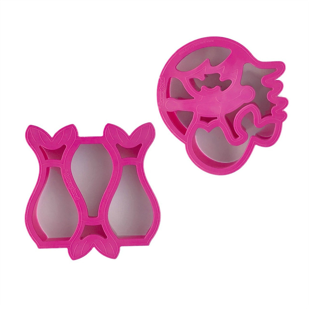 Lunch Punch Sandwich Cutters Mermaid - 2 Pack