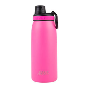Oasis 780ml Stainless Steel Insulated Sports Drink Bottle with Screw Top - Choice of 13 Colours