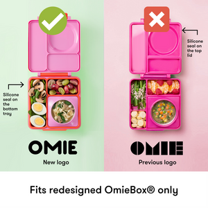 Omie Dip Silicone Dip Containers 2 pack- Assortment of Colours