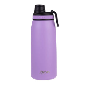 Oasis 780ml Stainless Steel Insulated Sports Drink Bottle with Screw Top - Choice of 13 Colours