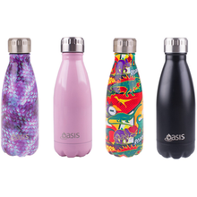 Load image into Gallery viewer, Oasis 350ml Stainless Steel Insulated Drink Bottle - Assorted Discontinued Colours/Patterns