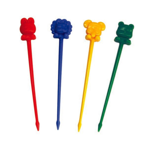 Animal Long Food Picks - 4 Pack