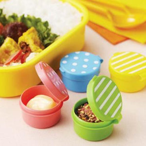 Condiments / Sauce Container with Dots & Stripes