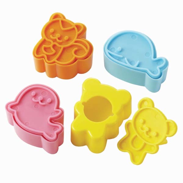 Animal Friends Sandwich / Cookie Cutters and Stampers (4 pack)