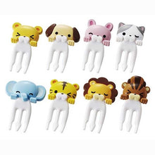 Load image into Gallery viewer, Peak A Boo Animals Food Picks / Forks