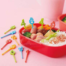 Load image into Gallery viewer, Number Food Picks - 12 Pack