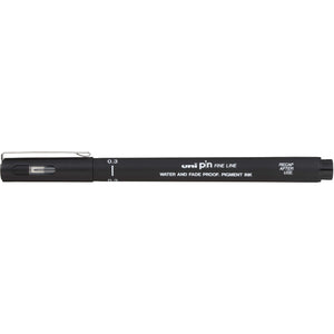 Uni Pin Fine Line Pen - Black