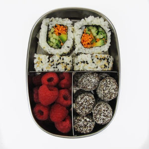 Ever Eco Stainless Steel Bento Snack Box - 3 Compartment