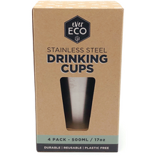 Load image into Gallery viewer, Ever Eco Stainless Steel Drink Cups - 4 Pack