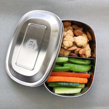 Load image into Gallery viewer, Ever Eco Stainless Steel Bento Snack Box - 2 Compartment