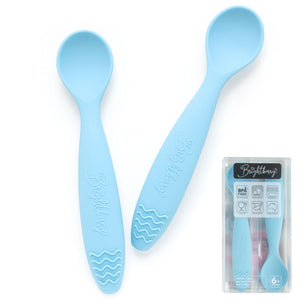 Brightberry Silicone Spoons with Teether - 7 Colours Available