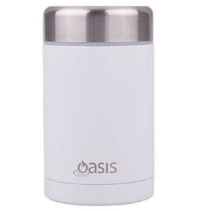 Oasis 450ml Stainless Steel Food Flask - Choice of 7 Colours