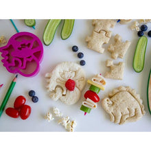 Load image into Gallery viewer, Lunch Punch Stix Long Food Picks - Pink Rainbow 4 Pack