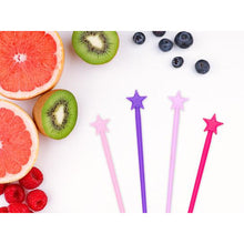 Load image into Gallery viewer, Lunch Punch Stix Long Food Picks - Pink Rainbow 4 Pack
