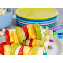 Load image into Gallery viewer, Lunch Punch Stix Long Food Picks - Pink Rainbow 4 Pack