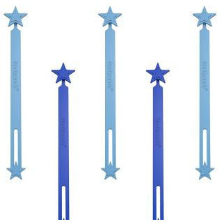 Lunch Punch Silicone Wrap Bands - Blue Set