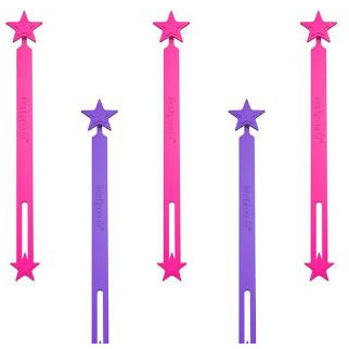 Lunch Punch Silicone Wrap Bands - Pink Set
