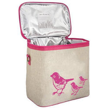 Load image into Gallery viewer, So Young Cooler Bag - Pink Birds