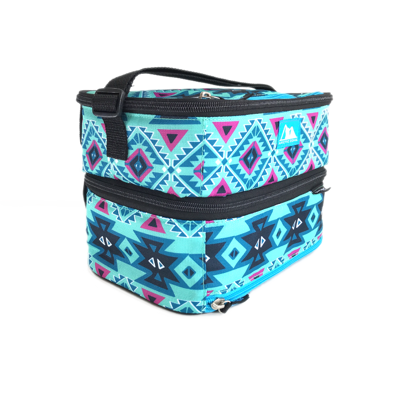 Arctic Zone Dual Compartment Lunch Bag - Aztec