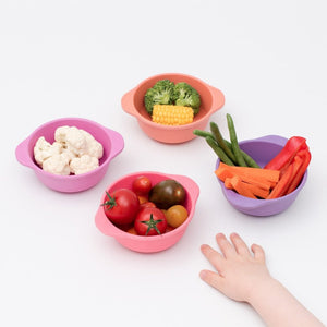 bobo&boo Bamboo 300ml Snack Bowls Set - Choice of 2 Colours