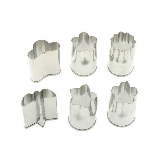 Stainless Steel Fruit & Vegetable Cutters with Case - Small