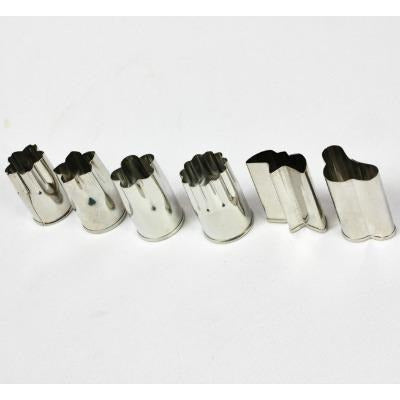 Stainless Steel Fruit & Vegetable Cutters with Case - Small