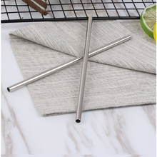Load image into Gallery viewer, Stainless Steel Short (Cocktail) Straight Drinking Straw (SINGLE)