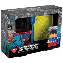 Load image into Gallery viewer, DC Comics Superman Egg Cup &amp; Toast Cutter