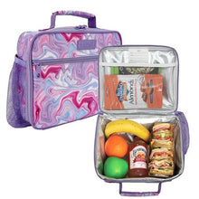 Load image into Gallery viewer, Sachi Insulated Teens Lunch Bag &#39;Marble Swirls&#39;