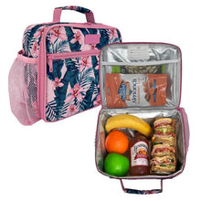 Load image into Gallery viewer, Sachi Insulated Teens Lunch Bag &#39;Pink Orchids&#39;