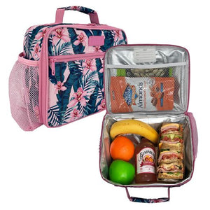 Sachi Insulated Teens Lunch Bag 'Pink Orchids'