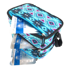 Load image into Gallery viewer, Arctic Zone Dual Compartment Lunch Bag - Aztec