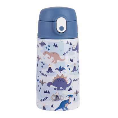 Oasis Insulated 400ml Kid's Drink Bottle w/ Sipper - Dinosaur Land