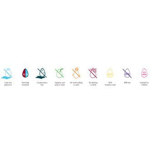 Ecococoon 350ml Stainless Steel Drink Bottle - Choice of 6 Patterns