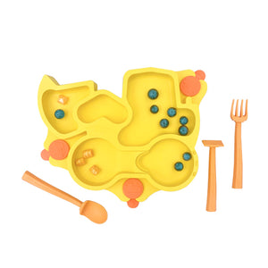 Constructive Eating - Yellow Construction Baby Set