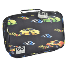 Load image into Gallery viewer, Go Green Original Lunch Box Set - Fast Flames Car