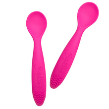 Load image into Gallery viewer, Brightberry Silicone Spoons with Teether - 7 Colours Available