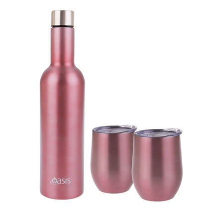 Oasis Insulated Wine Traveler Gift Set - Assorted Colours