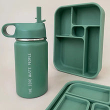 Load image into Gallery viewer, The Zero Waste People 5 Comparment Silicone Bento Lunchbox - Assorted Colours