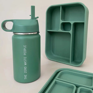 The Zero Waste People 5 Comparment Silicone Bento Lunchbox - Assorted Colours